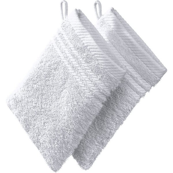 REDBEST Waschhandschuh Waschhandschuh 2er-Pack, Frottier, Walk-Frottier Uni
