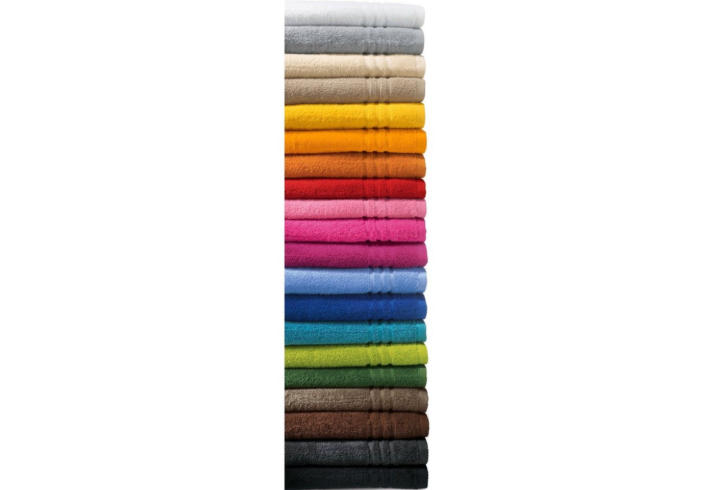 REDBEST Waschhandschuh Waschhandschuh 2er-Pack, Frottier, Walk-Frottier Uni – Bild 2 von 5