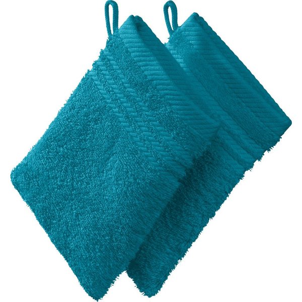 REDBEST Waschhandschuh Waschhandschuh 2er-Pack, Frottier, Walk-Frottier Uni