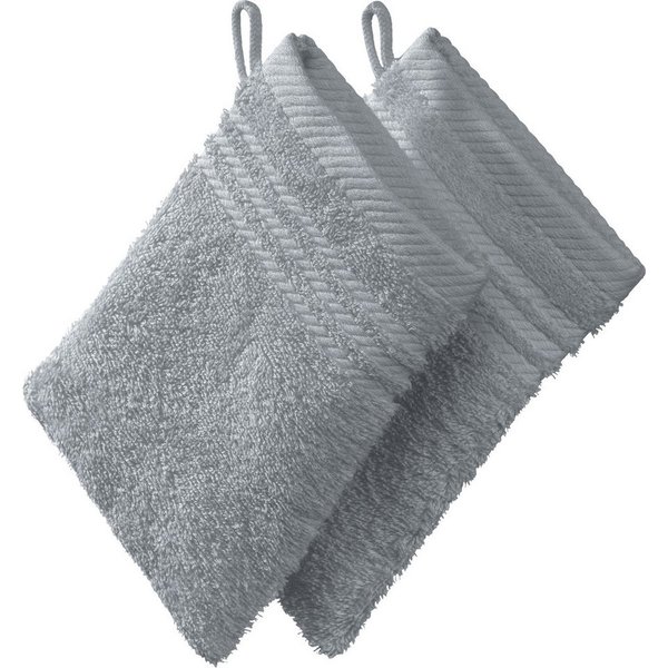 REDBEST Waschhandschuh Waschhandschuh 2er-Pack, Frottier, Walk-Frottier Uni