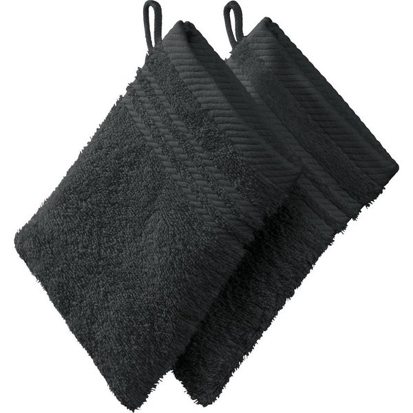 REDBEST Waschhandschuh Waschhandschuh 2er-Pack, Frottier, Walk-Frottier Uni