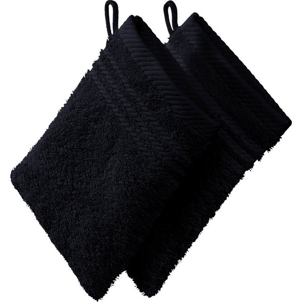 REDBEST Waschhandschuh Waschhandschuh 2er-Pack, Frottier, Walk-Frottier Uni