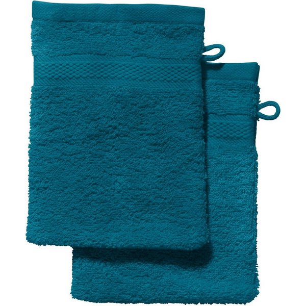 REDBEST Waschhandschuh Waschhandschuh "Chicago" 2er-Pack, Frottier, Walk-Frottier Uni