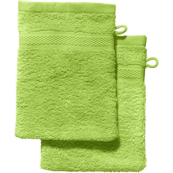 REDBEST Waschhandschuh Waschhandschuh "Chicago" 2er-Pack, Frottier, Walk-Frottier Uni