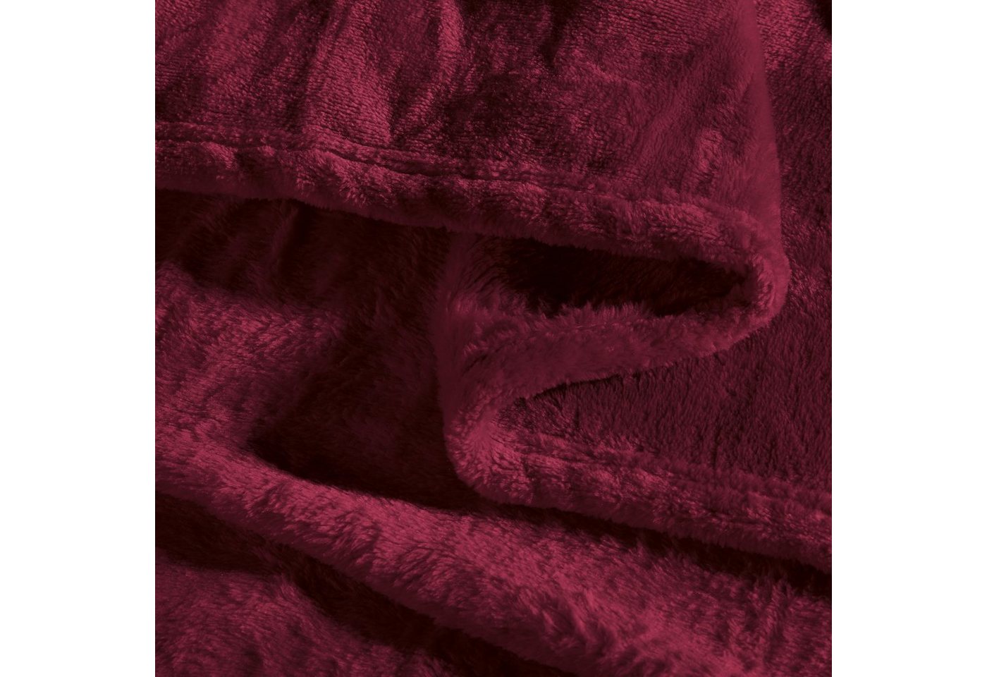 Wohndecke Wohndecke "Amarillo", REDBEST, Fleece Uni – Bild 4 von 4