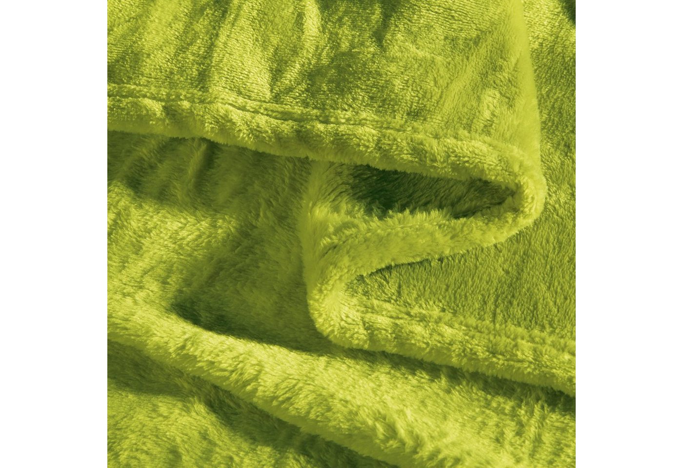 Wohndecke Wohndecke "Amarillo", REDBEST, Fleece Uni – Bild 5 von 5