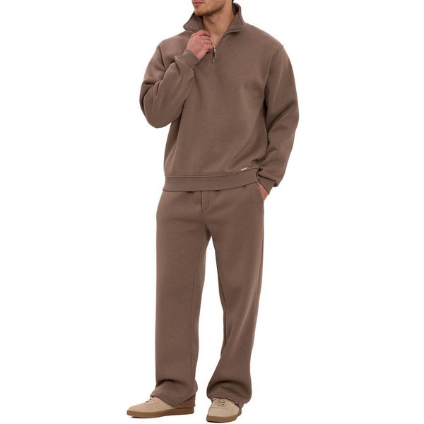 RedBridge Jogginganzug mit Stehkragen und Half Zip Pflegeleichte Loungewear (Set, 2-tlg)