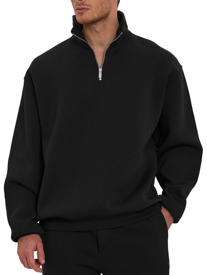 RedBridge Jogginganzug mit Stehkragen und Half Zip Pflegeleichte Loungewear (Set, 2-tlg) – Bild 2 von 5