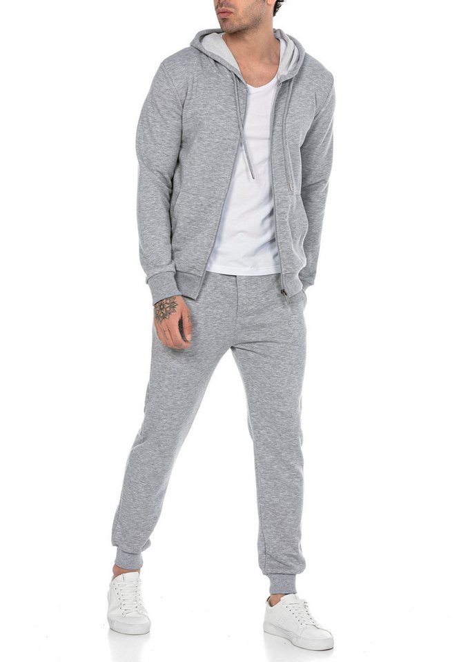 RedBridge Jogginganzug Red Bridge Herren Jogginganzug Sweat Suit Set Sweatjacke Hose (Set, 2-tlg) – Bild 3 von 5