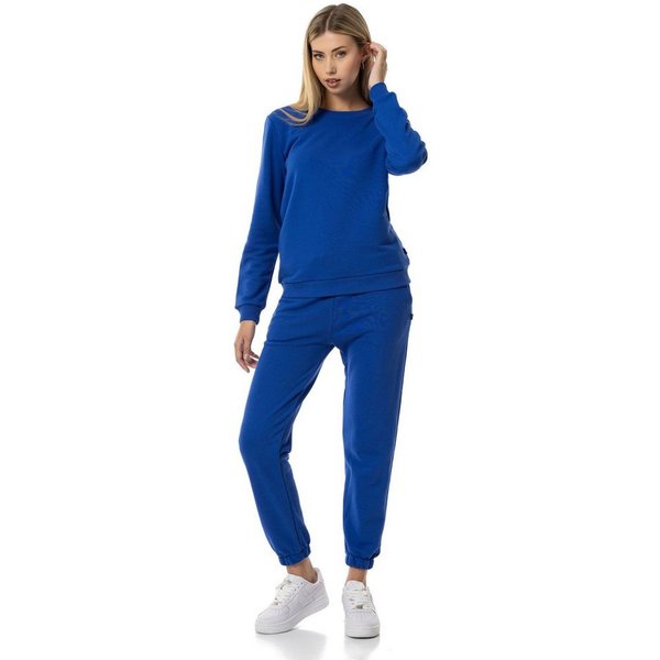 RedBridge Jogginganzug Sweatshirt mit Sweatpant Premium Basic (Set, 2-tlg)