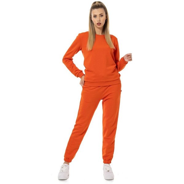 RedBridge Jogginganzug Sweatshirt mit Sweatpant Premium Basic (Set, 2-tlg)