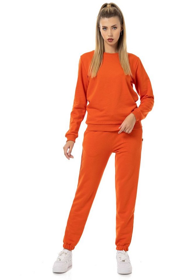 RedBridge Jogginganzug Sweatshirt mit Sweatpant Premium Basic (Set, 2-tlg) – Bild 3 von 5