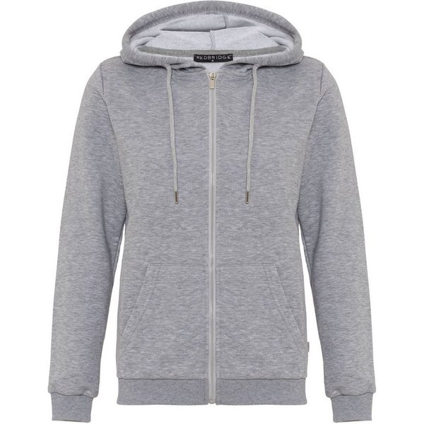 RedBridge Kapuzensweatjacke Basic mit Zipper und Kordelzug