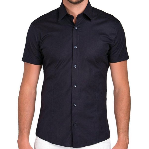 RedBridge Kurzarmhemd Slim Fit – Eleganter Look, Stretch-Material, Figurbetont