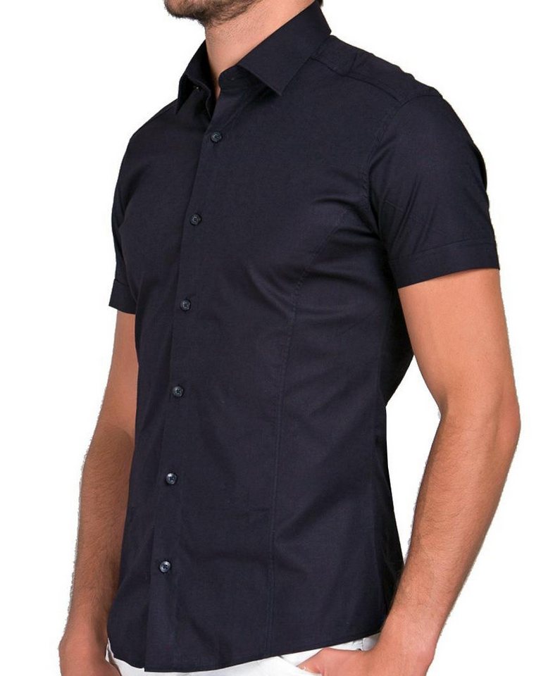 RedBridge Kurzarmhemd Slim Fit – Eleganter Look, Stretch-Material, Figurbetont – Bild 2 von 4
