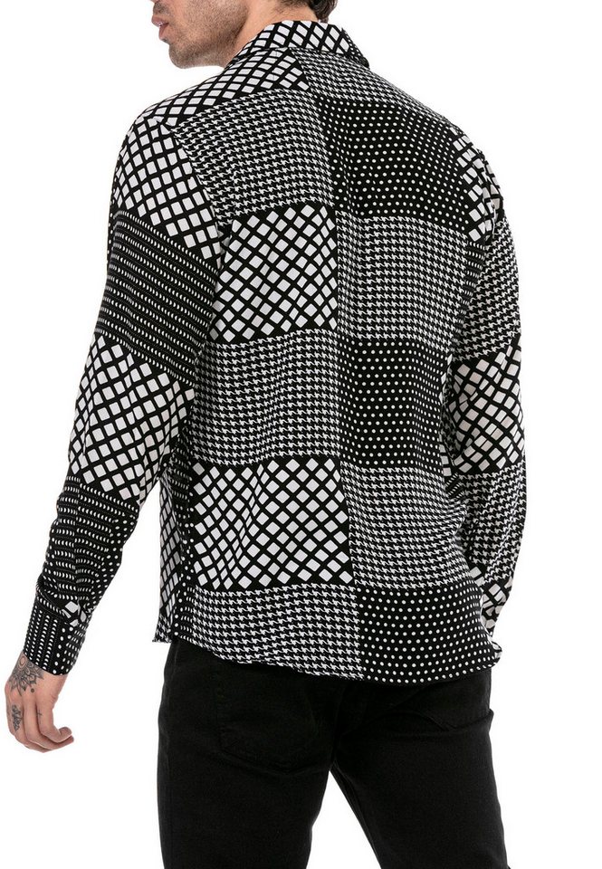 RedBridge Langarmhemd mit modernem Patchwork-Design für selbstbewusste Auftritte – Bild 2 von 3