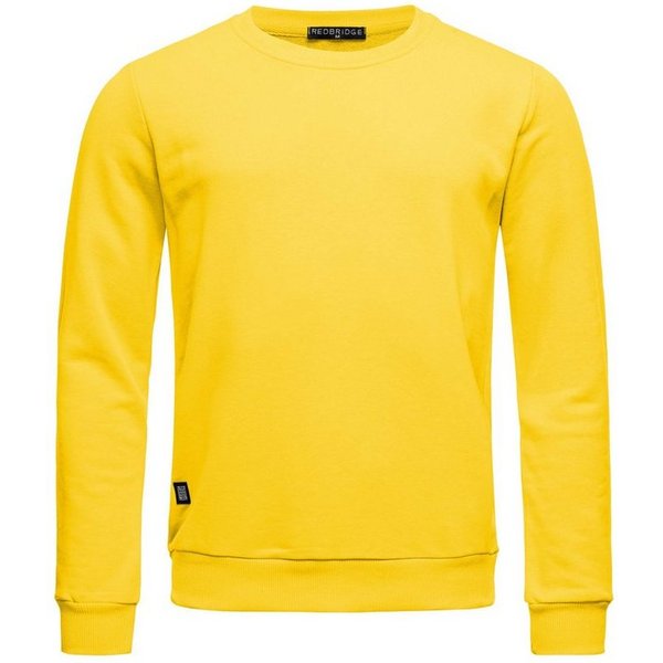 RedBridge Sweatshirt Basic Langarmshirt - Rundhals, regular fit, vielseitig