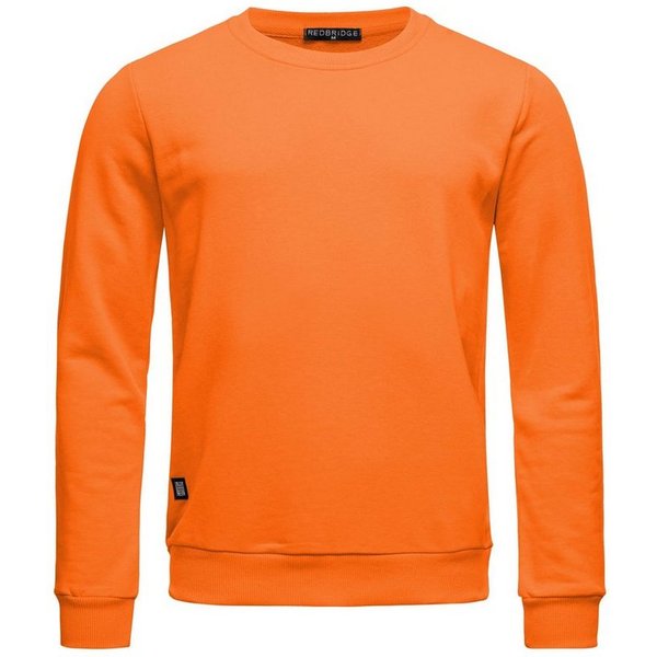 RedBridge Sweatshirt Basic Langarmshirt - Rundhals, regular fit, vielseitig