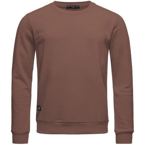 RedBridge Sweatshirt Basic Langarmshirt - Rundhals, regular fit, vielseitig