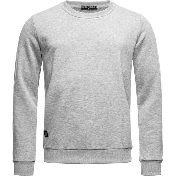 RedBridge Sweatshirt Basic Langarmshirt - Rundhals, regular fit, vielseitig