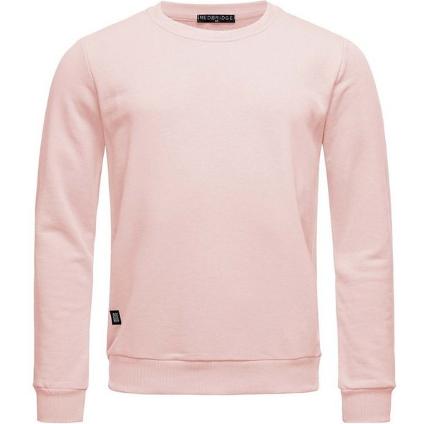 RedBridge Sweatshirt Basic Langarmshirt - Rundhals, regular fit, vielseitig