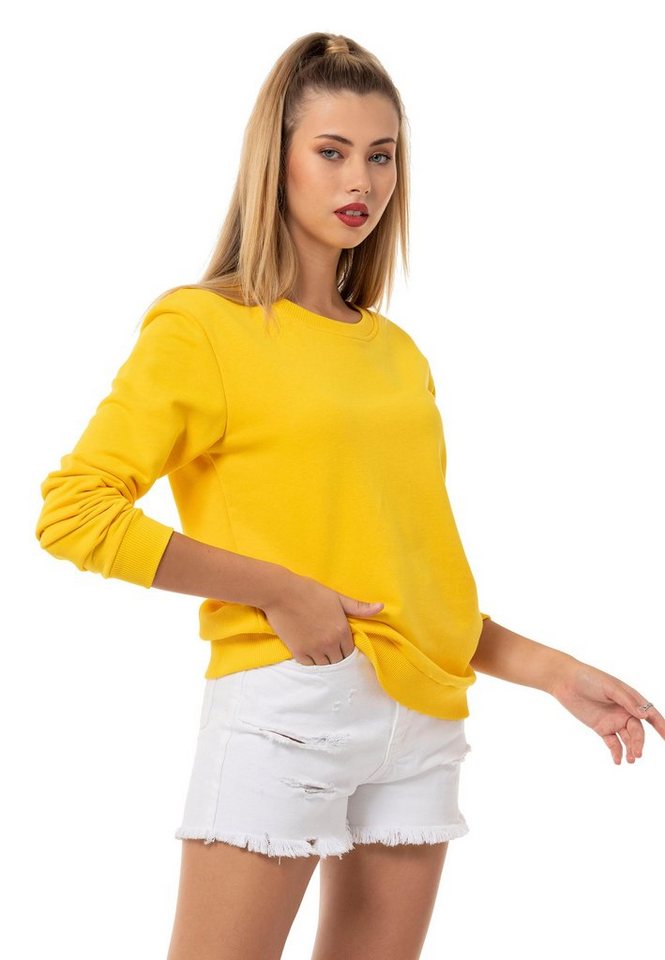 RedBridge Sweatshirt mit Rundhals – weiche Sweatware, Rippbündchen – Bild 4 von 5
