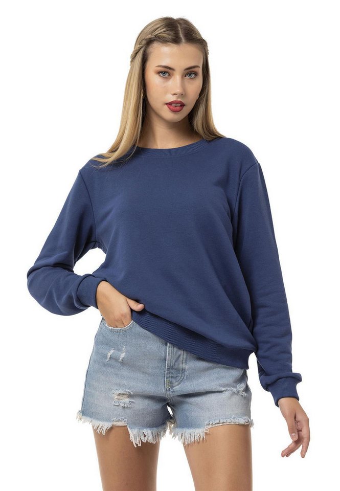RedBridge Sweatshirt mit Rundhals – weiche Sweatware, Rippbündchen – Bild 3 von 5