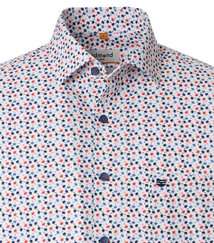 Redmond Kurzarmhemd Print Comfort Fit – Bild 3 von 4