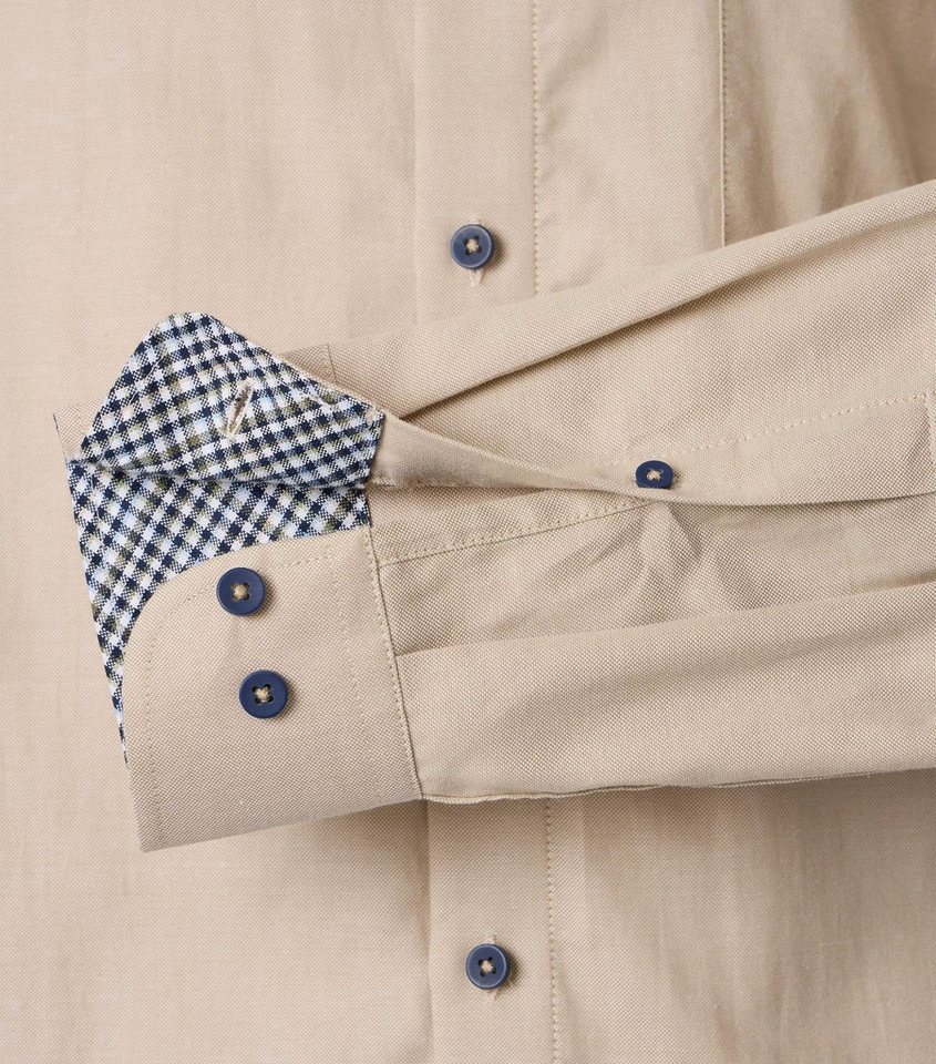 Redmond Langarmhemd 251055111 Button-Down-Kragen – Bild 4 von 4