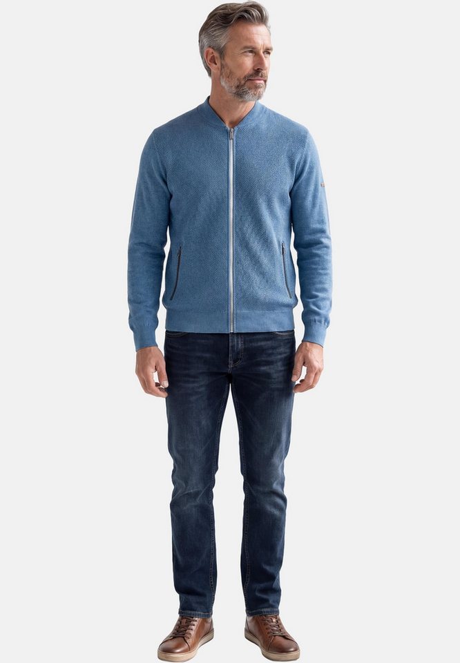 Redmond Strickjacke Basic (1-tlg) Strickjacke - Baumwolle - Atmungsaktiv – Bild 5 von 5