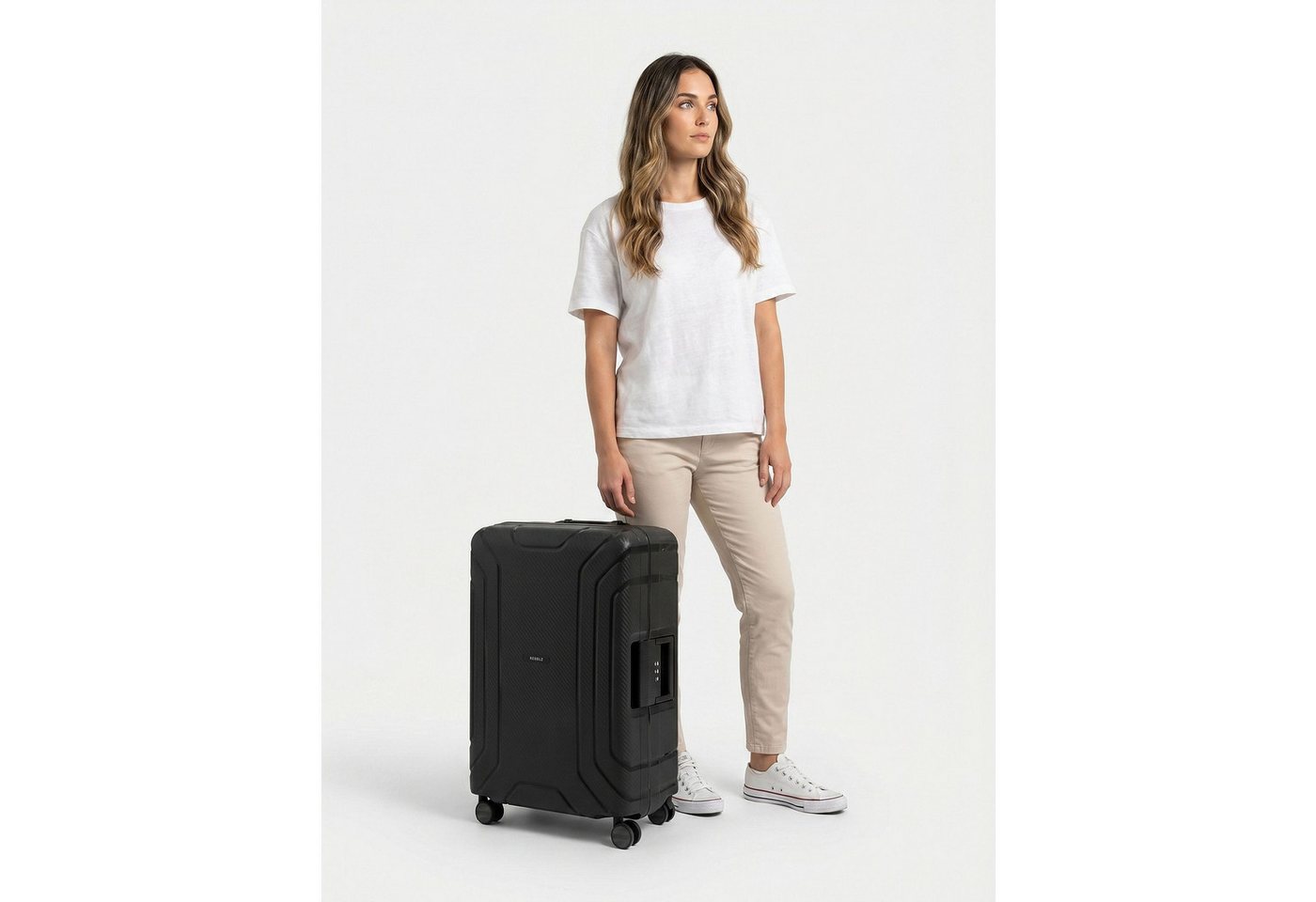 Redolz Hartschalen-Trolley Essentials 15, 4 Rollen, Polypropylen – Bild 3 von 5