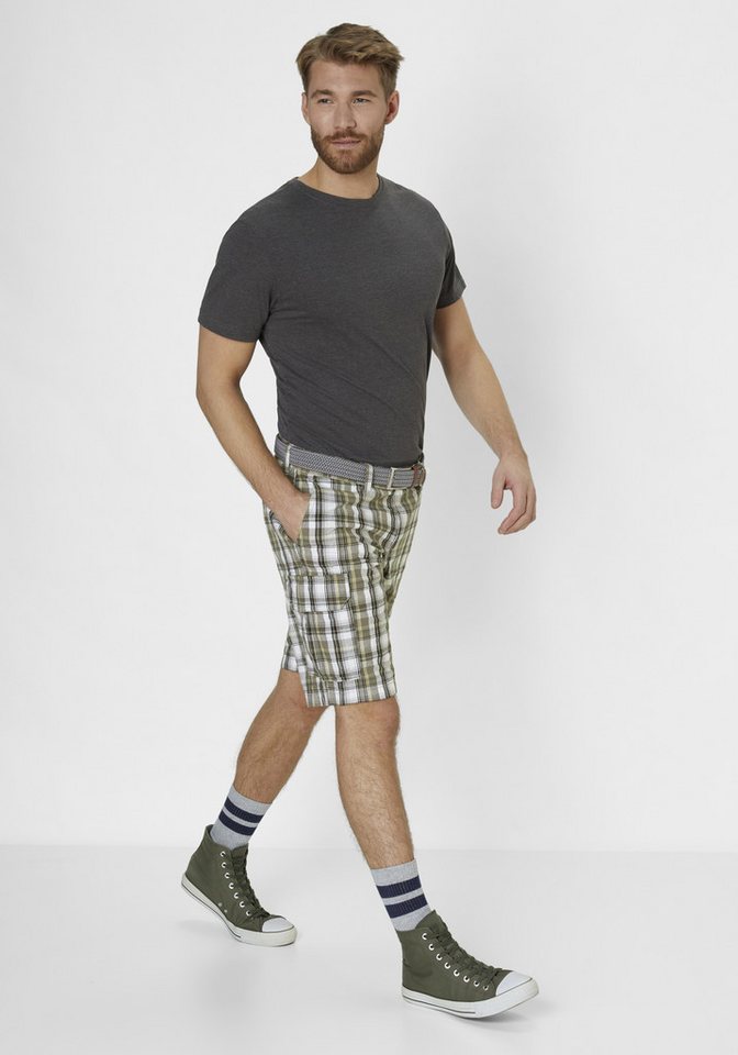 Redpoint Cargobermudas CALGARY Cargoshorts mit Karomuster aus reiner Baumwolle – Bild 4 von 5