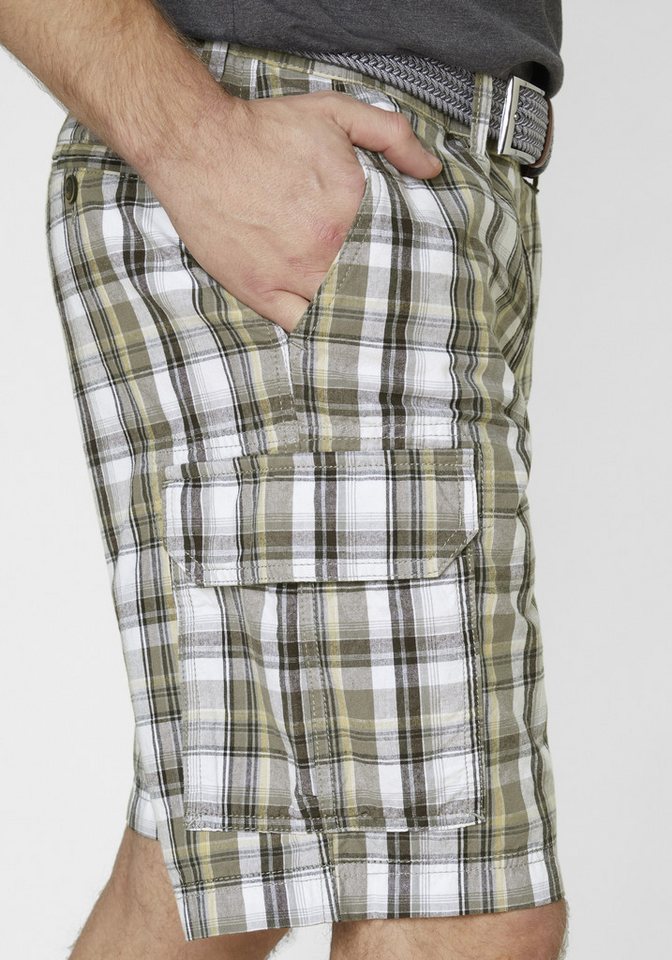 Redpoint Cargobermudas CALGARY Cargoshorts mit Karomuster aus reiner Baumwolle – Bild 5 von 5