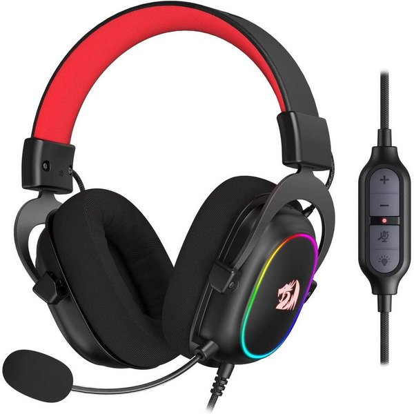 Redragon Redragon H510 Zeus Gaming-Headset mit Kabel 7.1 Surround-Sound schwarz Headset