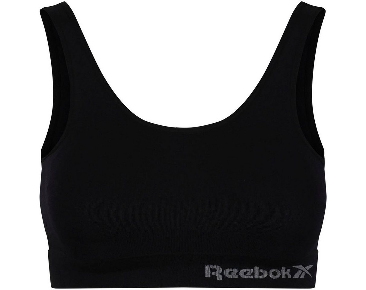Reebok Bustier KIRA breite Träger, ohne Verschluss, bequem, basic, ohne Bügel, mit Logo – Bild 2 von 5