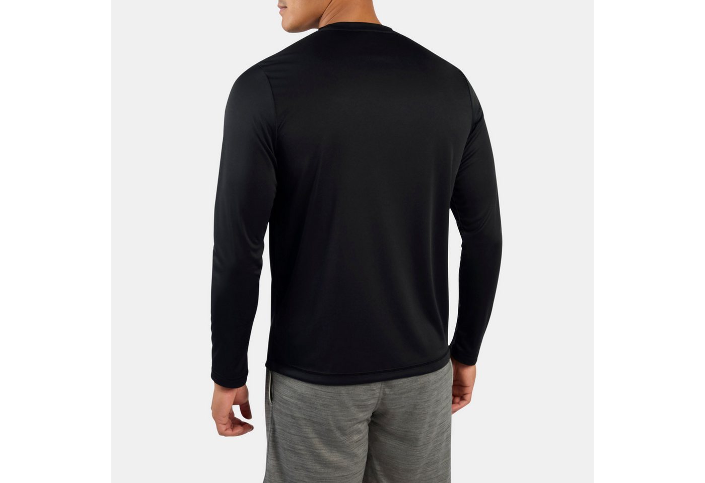 Reebok T-Shirt ID TRAIN LS TECH TEE Langarm-Design, mit Rundhalsausschnitt, ohne Verschluss, aus Polyester – Bild 2 von 5