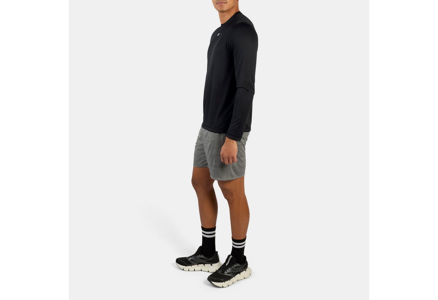 Reebok T-Shirt ID TRAIN LS TECH TEE Langarm-Design, mit Rundhalsausschnitt, ohne Verschluss, aus Polyester – Bild 4 von 5