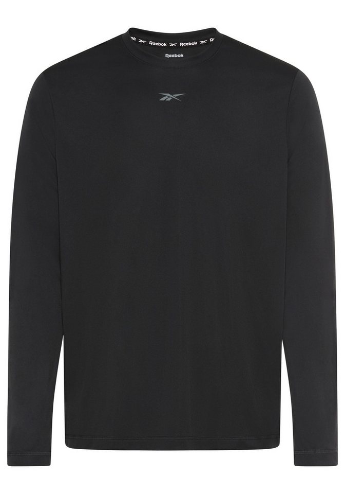 Reebok T-Shirt ID TRAIN LS TECH TEE Langarm-Design, mit Rundhalsausschnitt, ohne Verschluss, aus Polyester – Bild 5 von 5