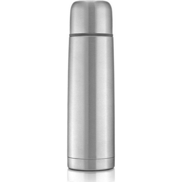 Reer Isolierflasche Silber, 450ml, hygienisch, geschmacksneutral und unzerbrechlich