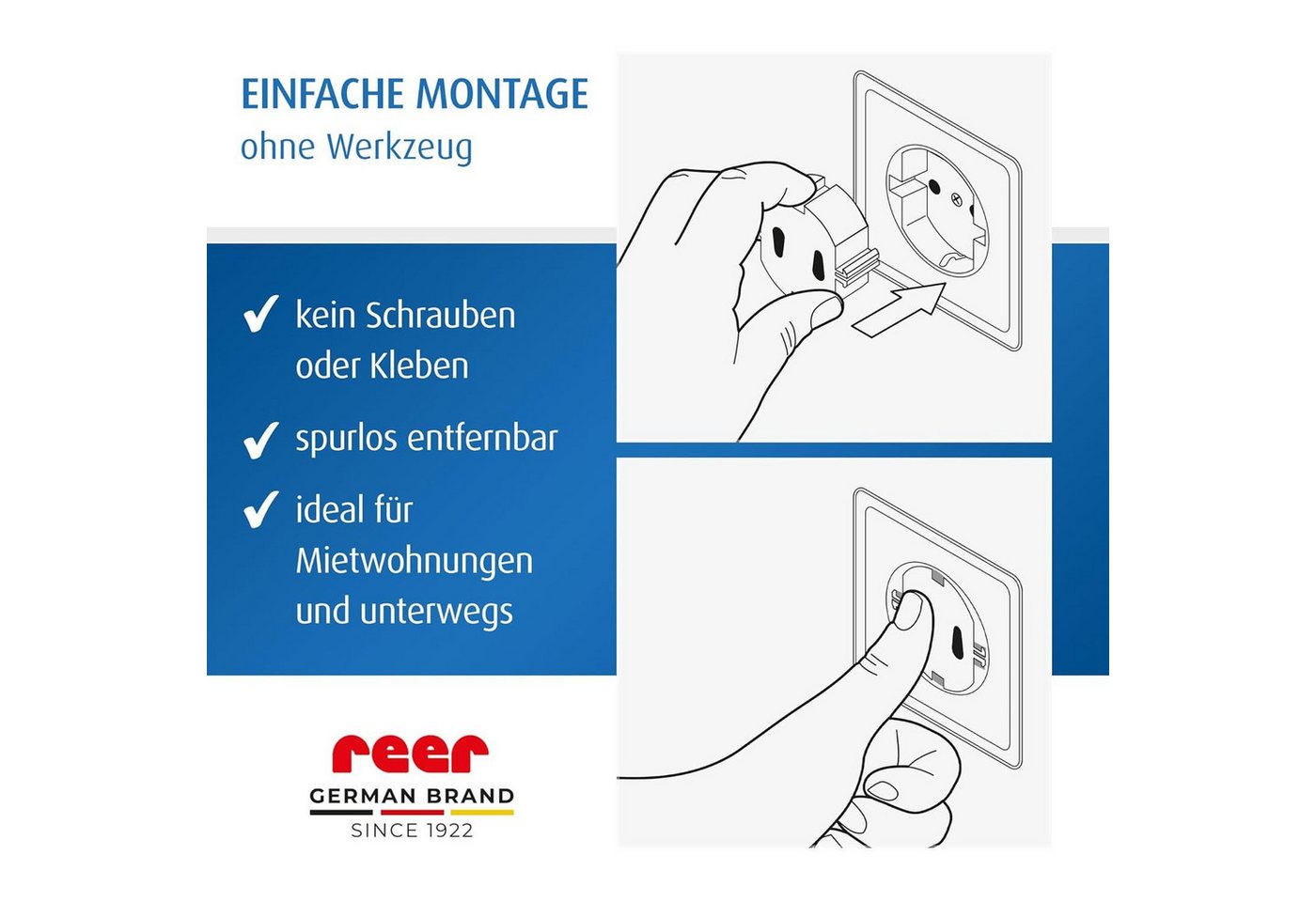 Reer Kindersicherung Weiß, Weiß – Bild 4 von 5