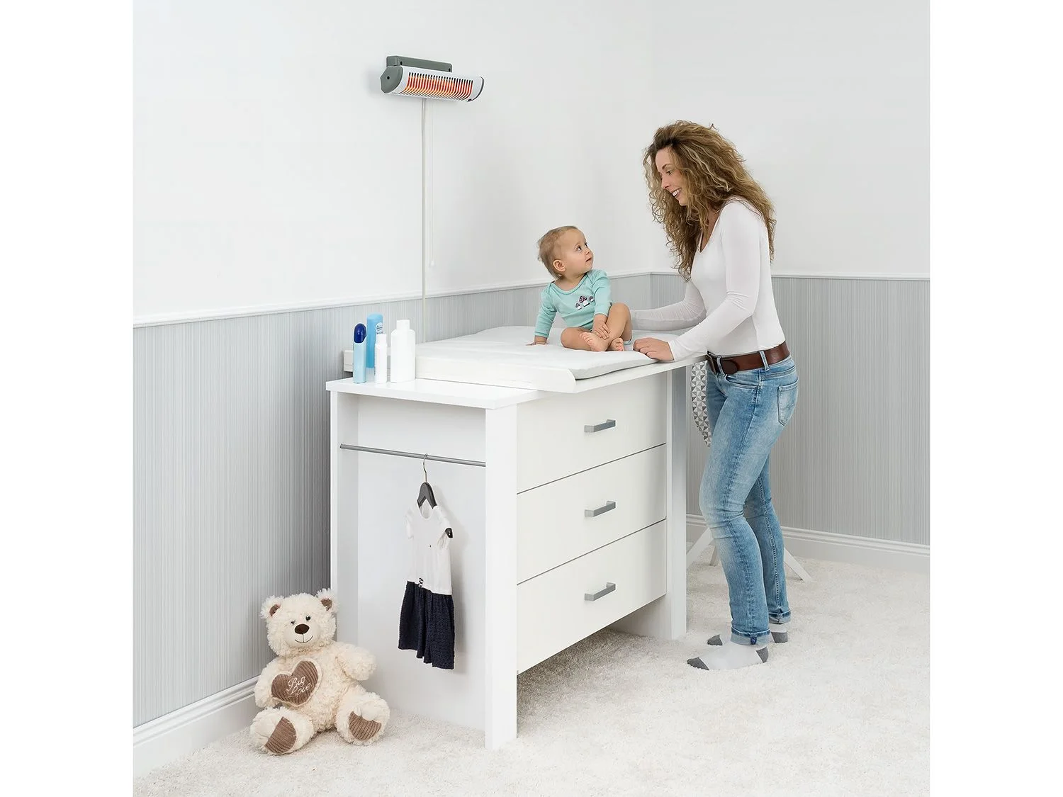 Reer Wickeltisch-Heizstrahler EasyHeat – Bild 2 von 4