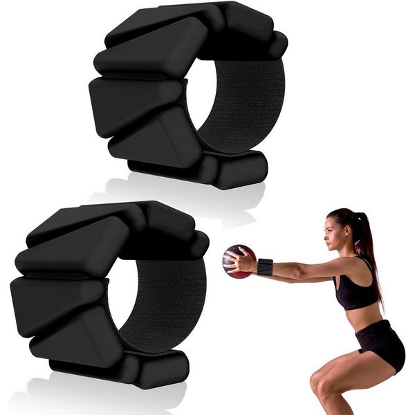 Refined Living Gewichtsmanschette 2er Fußgewichte Gewichtsmanschetten fuß 0.9 KG Handgelenk & Knöchel, (Silikon Ankle Weights Knöchelgewichte Fussgewichte für C