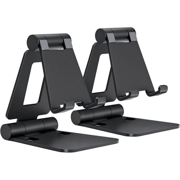 Refined Living Smartphone-Halterung 2 Stück Handy Ständer Faltbar & Verstellbar, Handy Halterung Tisch, (bis 8 Zoll, Handyhalter universal, Smartphone Halter, H