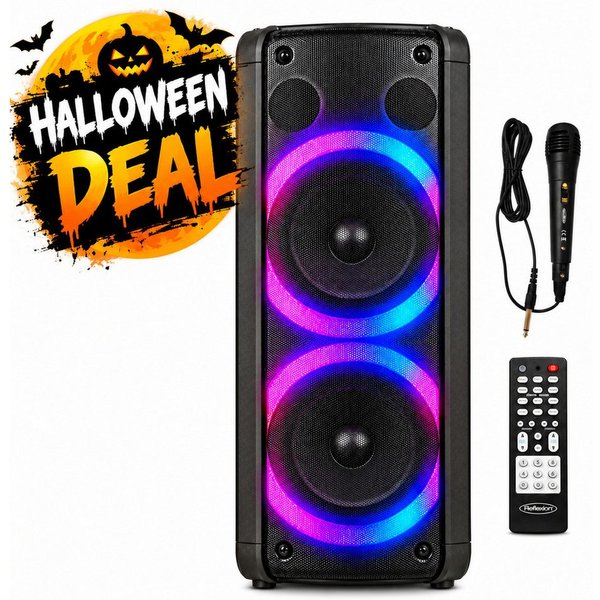 Reflexion portabler Bluetooth®-Partylautsprecher PS09BT Bluetooth-Lautsprecher (USB, AUX)