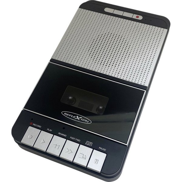 Reflexion Reflexion Tragbarer Kassettenspieler MP3 Schwarz, Grau tragbarer CD-Player