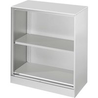 Regal "CONTACT", Höhe 91,5 cm (BxT) 80 x 43,5 , silber