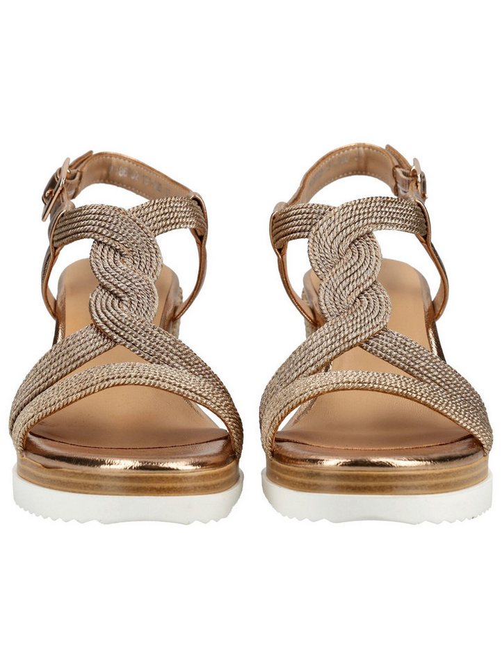 Regarde Le Ciel Regarde Le Ciel Sandalen Leder Keilsandalette – Bild 3 von 5