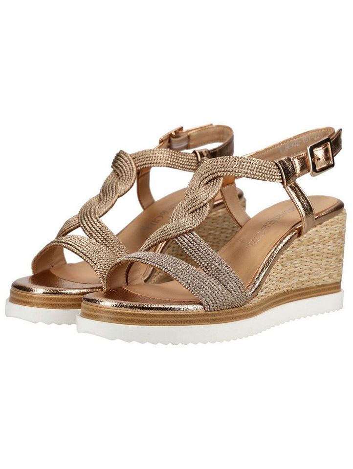 Regarde Le Ciel Regarde Le Ciel Sandalen Leder Keilsandalette – Bild 4 von 5
