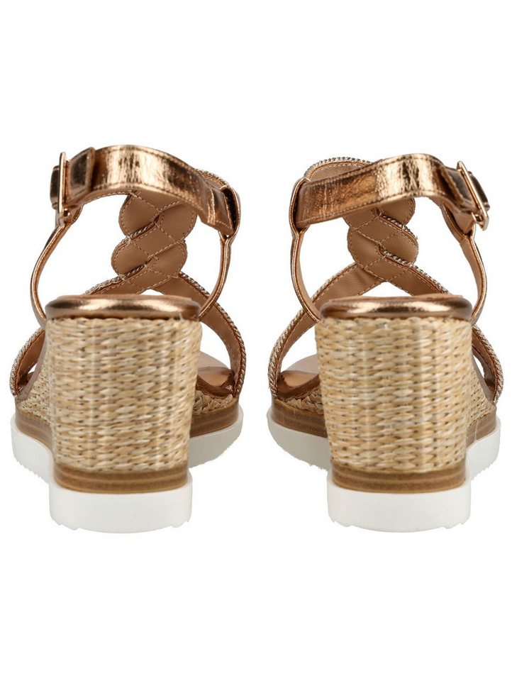 Regarde Le Ciel Regarde Le Ciel Sandalen Leder Keilsandalette – Bild 5 von 5