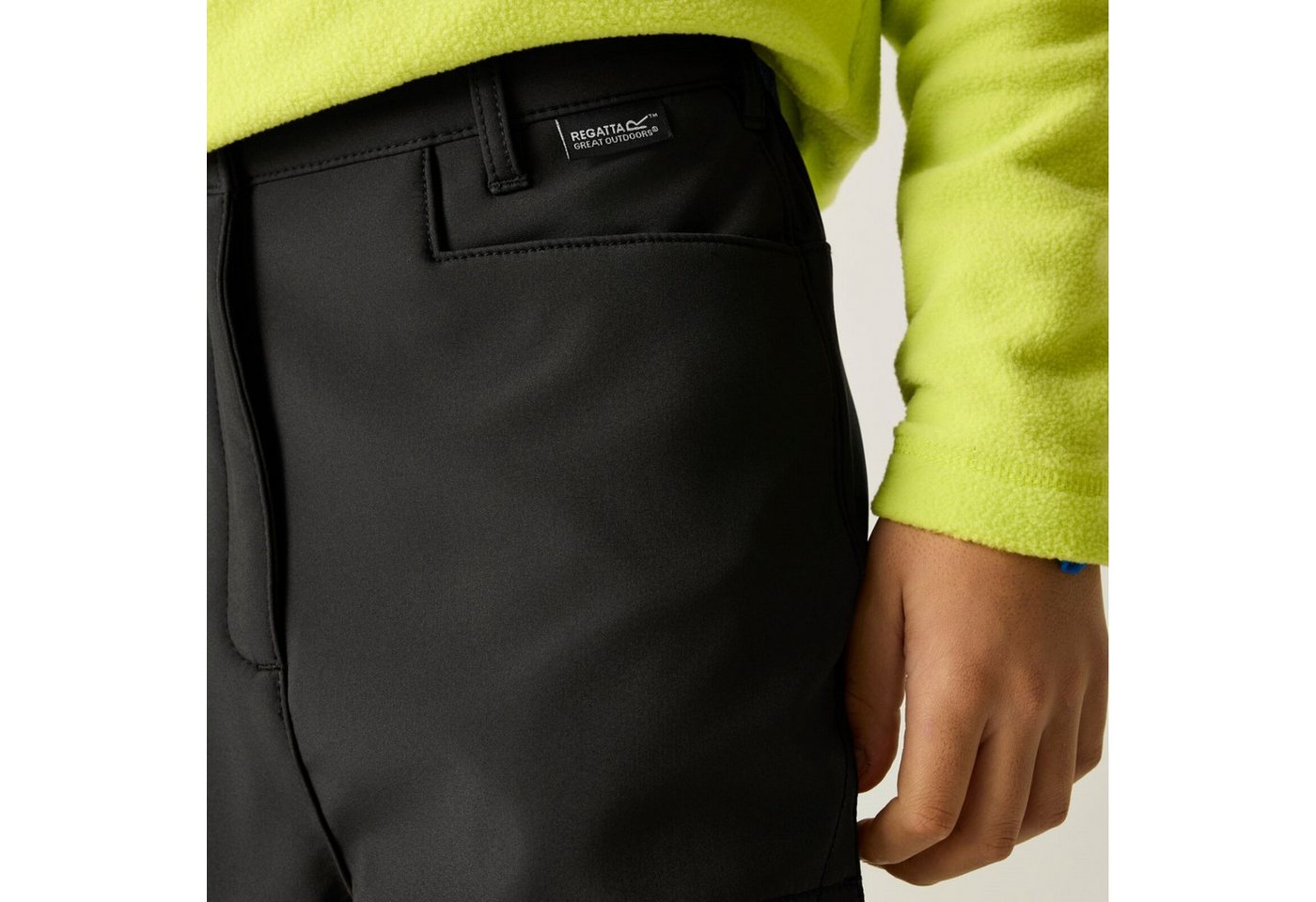 Regatta Softshellhose mit Fleecefutter Winterhose für Kinder (0-tlg) – Bild 5 von 5